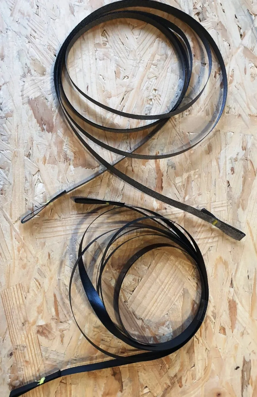 Texband Reparaturband Jalousie Zugband Raffstore Aufzugsband mit Schlaufen NEU