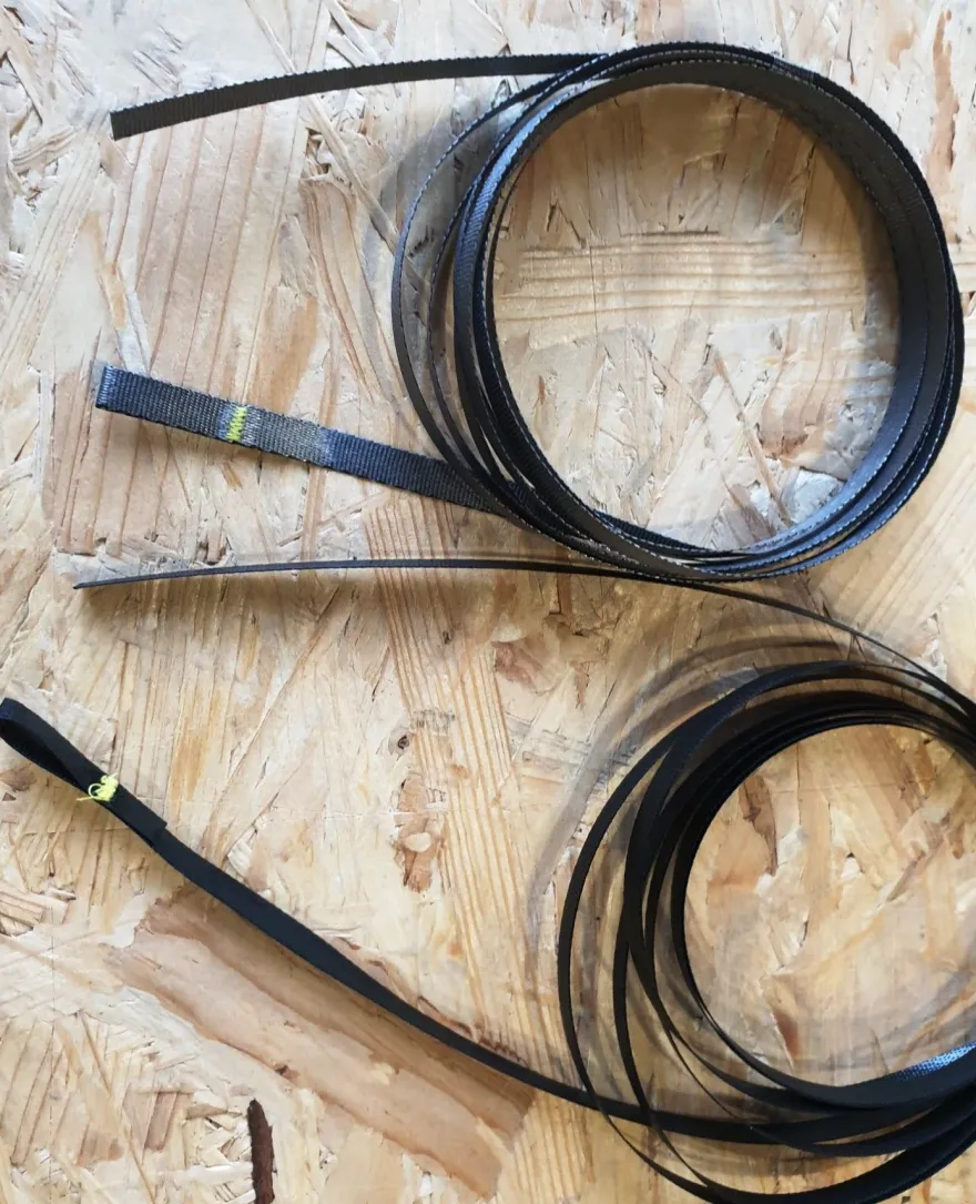 Texband Reparaturband Jalousie Zugband Raffstore Aufzugsband mit Schlaufen NEU