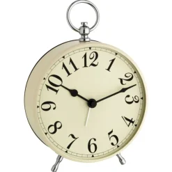 TFA - Analoger Nostalgie-Wecker 60.1023 - beige zartblau