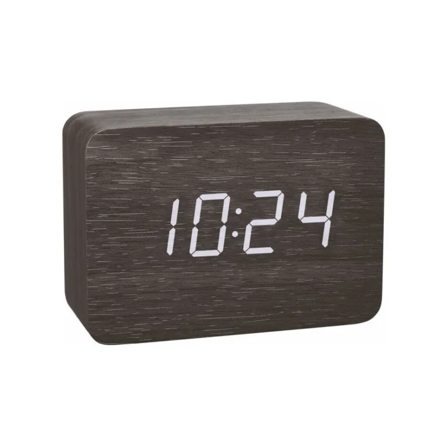 TFA - 60.2549.01 - Design Funk-Wecker in Holz-Optik CLOCCO 60.2549