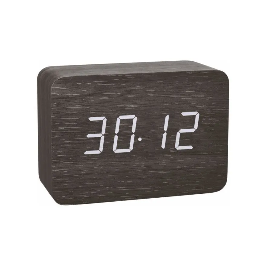 TFA - 60.2549.01 - Design Funk-Wecker in Holz-Optik CLOCCO 60.2549