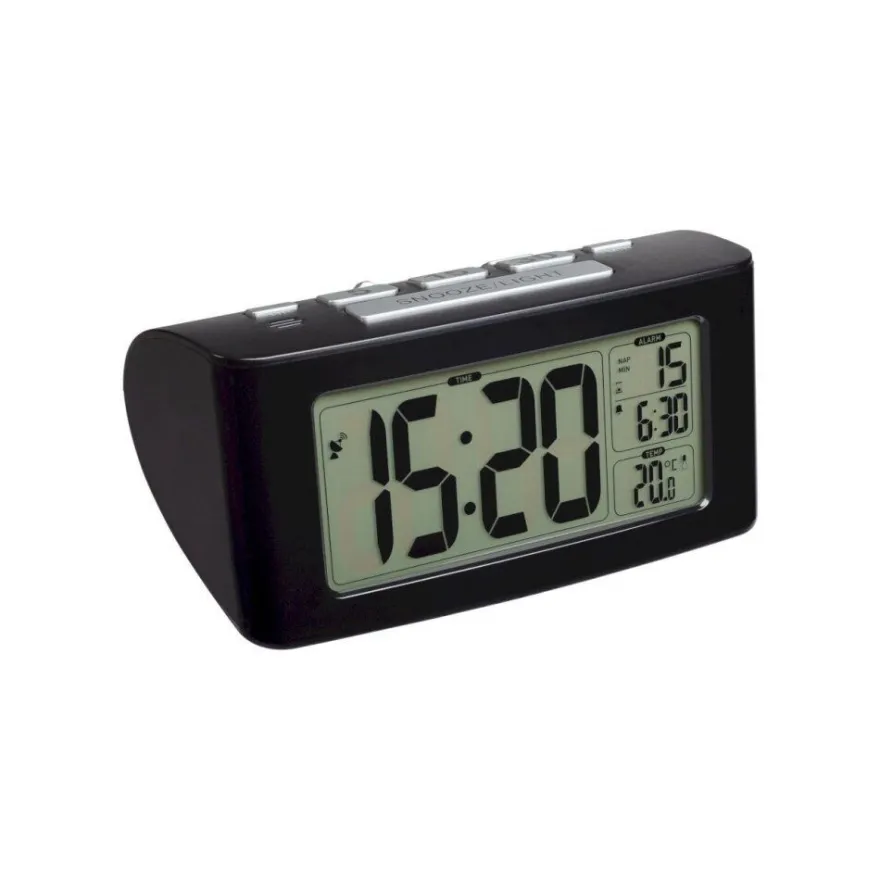 TFA - Digitaler Funk-Wecker SIESTA 60.2532.01 - schwarz