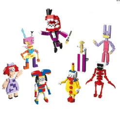 The Amazing Digital Circus Pomni Block Puzzlespiel Teenager DIY Bausteine Ornamente