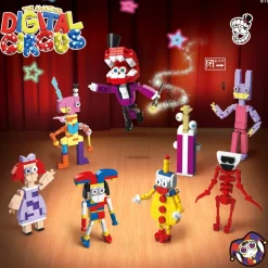 The Amazing Digital Circus Pomni Block Puzzlespiel Teenager DIY Bausteine Ornamente