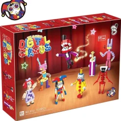 The Amazing Digital Circus Pomni Block Puzzlespiel Teenager DIY Bausteine Ornamente