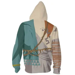 The Legend of Zelda Tears of the Kingdom 3D Hoodies Zip Sweatshirts Jacke Mantel