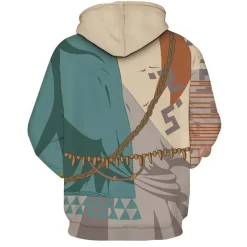 The Legend of Zelda Tears of the Kingdom 3D Hoodies Zip Sweatshirts Jacke Mantel