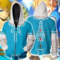 The Legend of Zelda Tears of the Kingdom 3D Hoodies Zip Sweatshirts Jacke Mantel