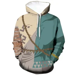 The Legend of Zelda Tears of the Kingdom 3D Hoodies Zip Sweatshirts Jacke Mantel