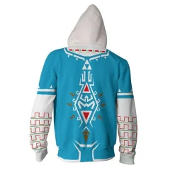 The Legend of Zelda Tears of the Kingdom 3D Hoodies Zip Sweatshirts Jacke Mantel