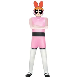 The Powerpuff Girls Cosplay Jumpsuit Kinder Halloween Onesie Kostume Bodysuit Bubbles