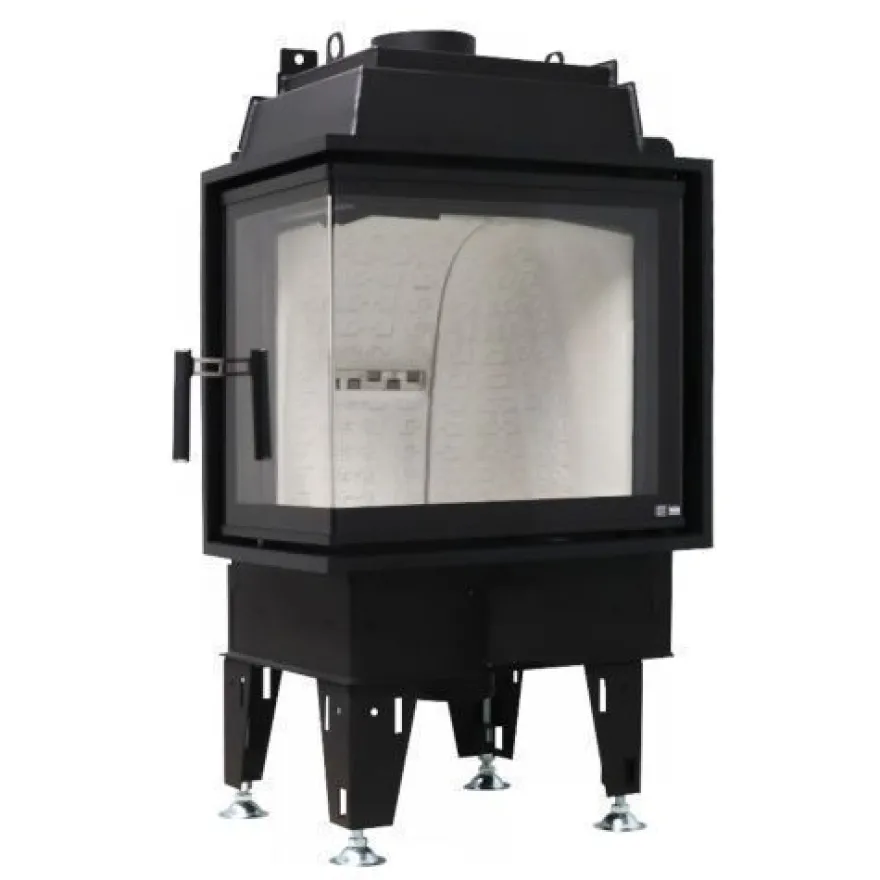 Therm 6CL Eckkamineinsatz Linksverglast 6kW