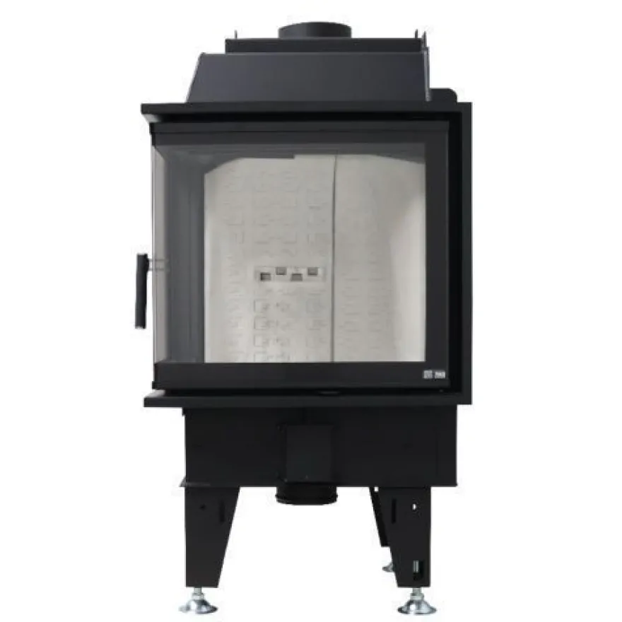 Therm 6CL Eckkamineinsatz Linksverglast 6kW