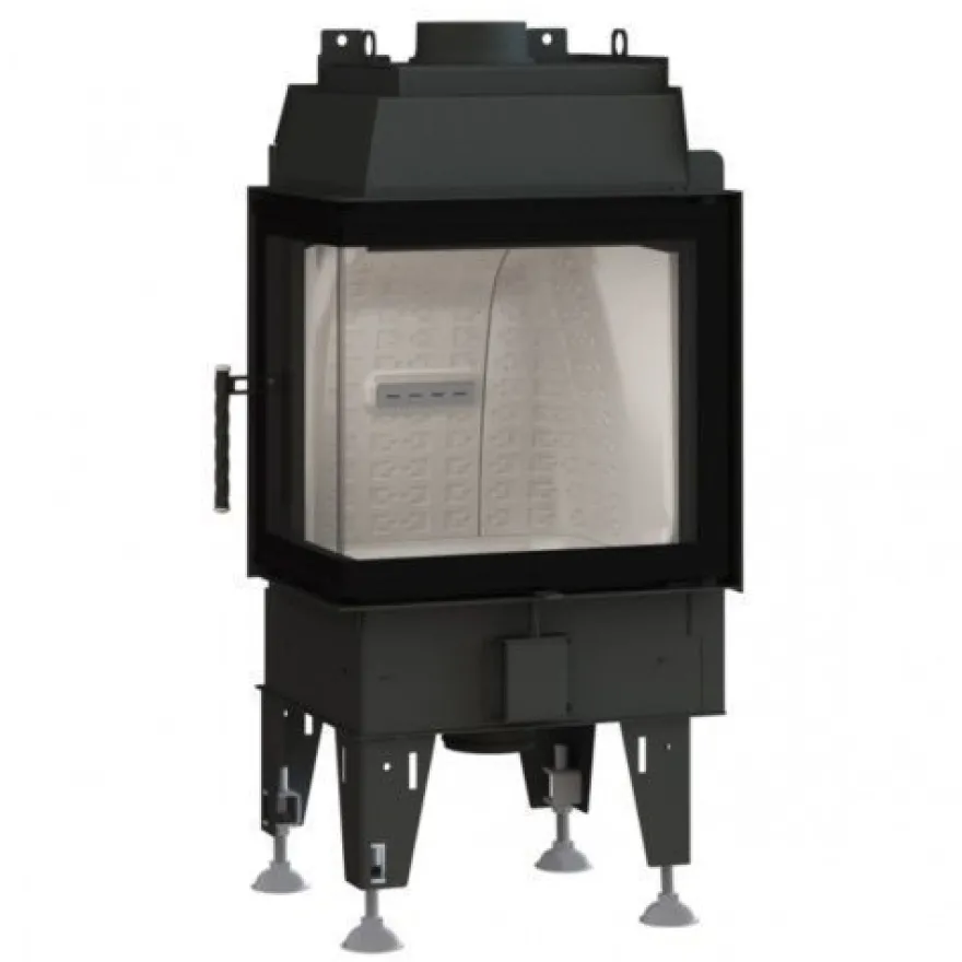 Therm 6CL Eckkamineinsatz Linksverglast 6kW
