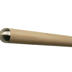 TIBU Handlauf Ahorn Holz Ø42mm Edelstahlenden V2A Geländer Wandhandlauf ohne Halter