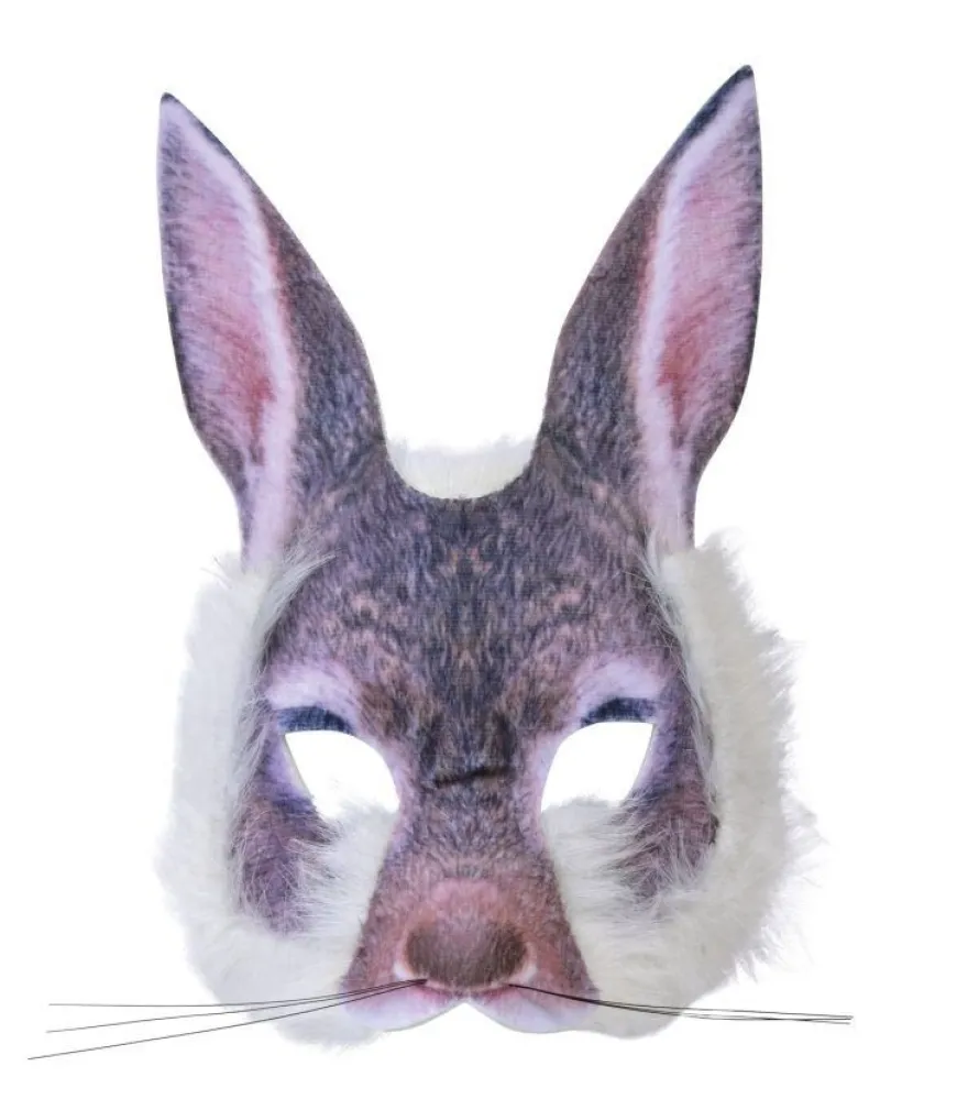 Tier Maske Hase Erwachsene realistische Tiermaske Hasenmaske