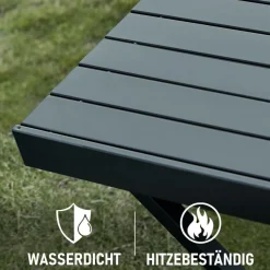TIMBER RIDGE Campingtisch Klappbar, Höhenverstellbar, Tragbar Aluminium mit