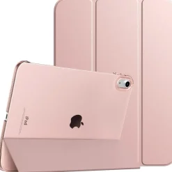 TiMOVO Hülle für iPad 11. / 10. Generation, Rosagold, Transluzent Hart PC