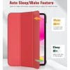 TiMOVO iPad 10. Generation 10,9 Zoll Hülle Rot Smart Case Cover