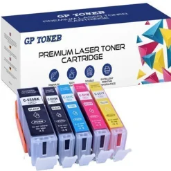 TINTE Patronen mit CHIP für CANON PIXMA MG5450 MG5550 MG6450 MX925 IP7250