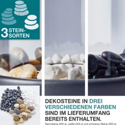 Tischkamin Tischfeuer Bio Ethanol Zimmer Innen Außen Deko Kamin Indoor Feuer