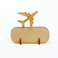Tischkarte Namensschild Düsen Flugzeug, Platzkarte für Hochzeiten, Geburtstage