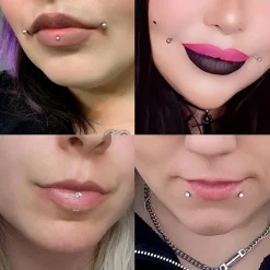 Titan Helix Piercing Ohr Lippe Tragus 16g Stecker Medusa Ohrpiercing
