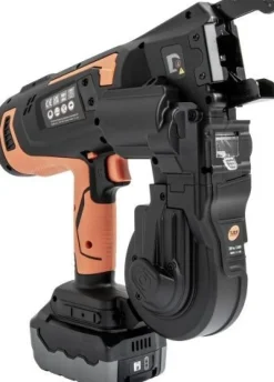 TJEP ULTRA GRIP 40 Compact 12-44mm Akku Drahtbindemaschine Starter Set + 48x Draht 1,