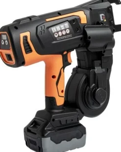 TJEP ULTRA GRIP 40 Compact 12-44mm Akku Drahtbindemaschine Starter Set + 48x Draht 1,