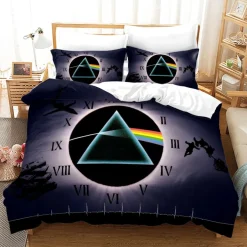 3tlg. Pink Floyd the Wall 3D Druck Bettbezug Set Kinder Bettwäsche Kissenbezug