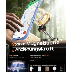 TOCOL iPhone Air Hülle (6,5 Zoll, Hellblau) - MagSafe, Kameraschutz, Stoßfest