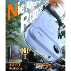 TOCOL iPhone Air Hülle (6,5 Zoll, Hellblau) - MagSafe, Kameraschutz, Stoßfest