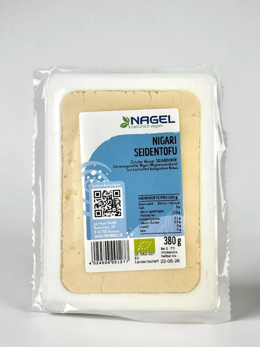 Tofu Nagel Nigari 5x 380g Seidentofu Ei-Ersatz aus Sojabohnen vegan zum Backen