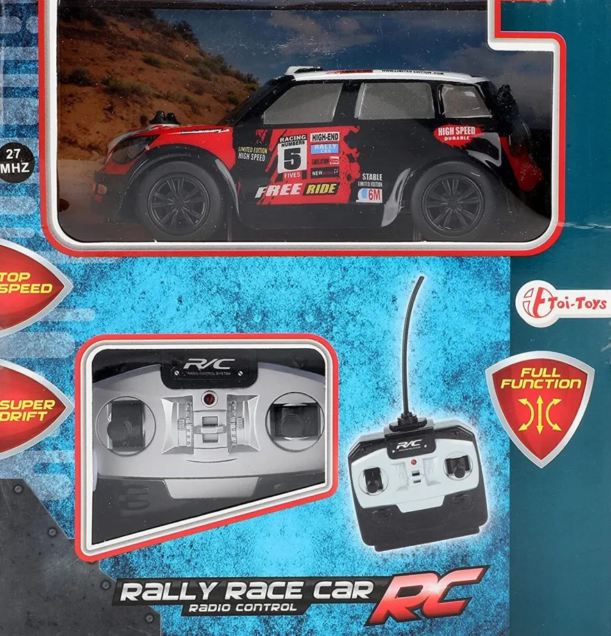 Toi-Toys - Ferngesteuertes Auto - Rally Race Car R/C Rennwagen Spielzeugauto