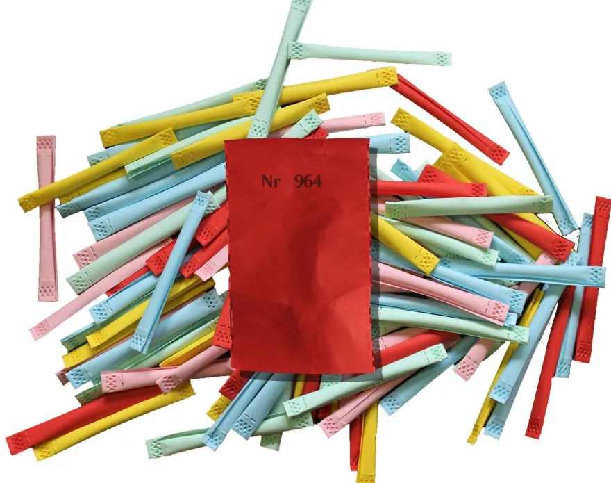 Tombolalose Tombola Lose (Gewinne) 1001-1500 (10 x 50 er Packung Nummern)
