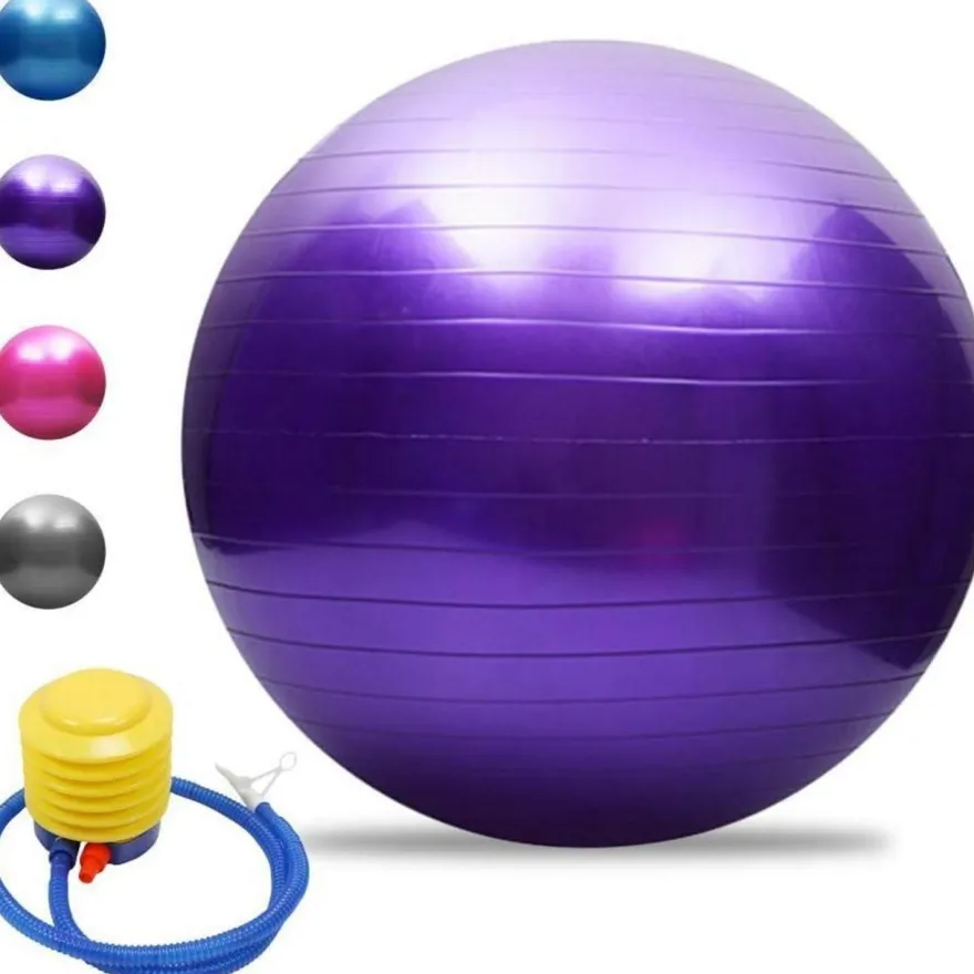 Tomshoo Anti-Burst Yoga Ball - Stabilität & Balance für Fitness, Pilates