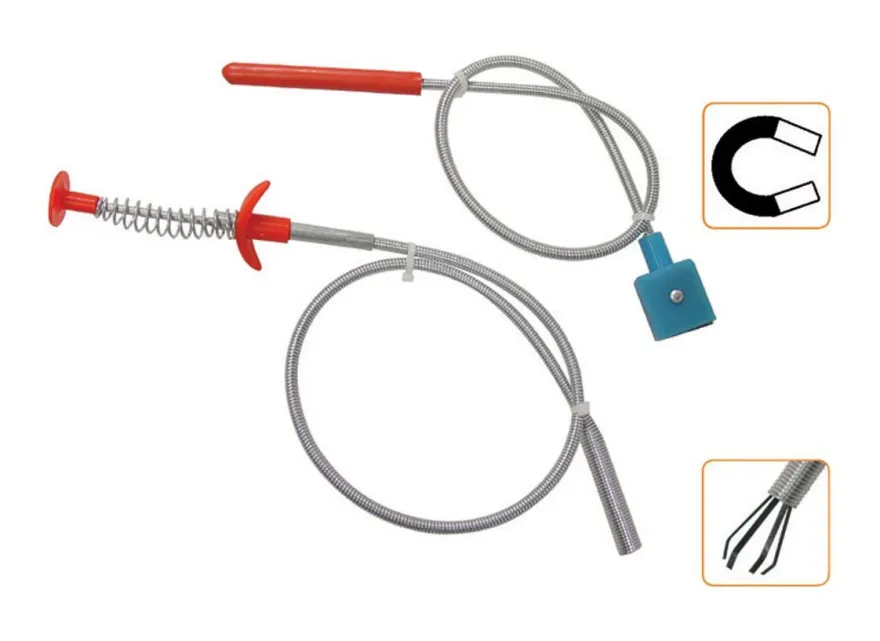 Tooltech Handklemmspirale / Krallengreifer 62cm und Magnetheber 47cm