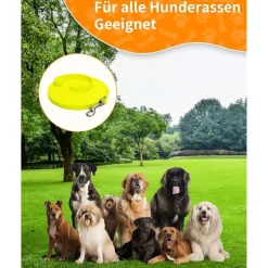 Toozey Wasserdichte Schleppleine für Hunde, 15m - Robuste, reißfeste