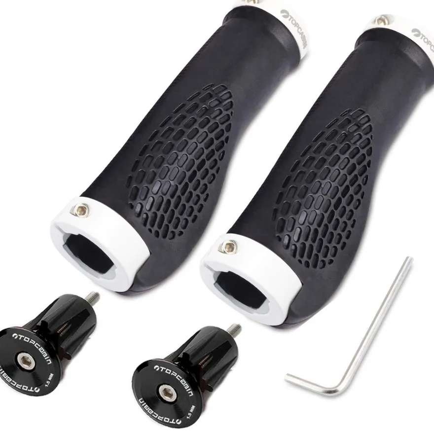 Topcabin 1 Paar Fahrradgriffe, Ergonomische Schraubgriffe für MTB/MXB Lenker
