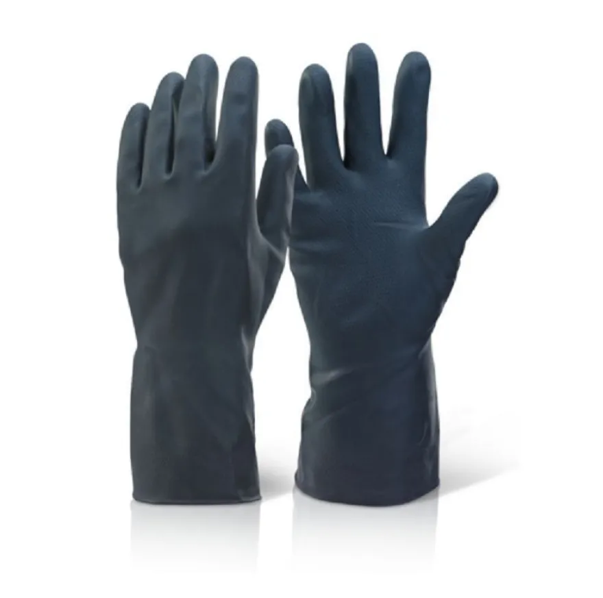 TOP Extra dicke Gummihandschuhe Latex robust Öl Säurefest Industriehandschuh Gr 7-11