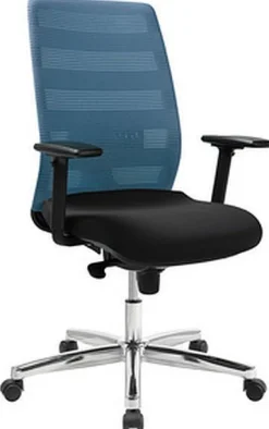 Topstar Bürodrehstuhl Airpoint II schwarz / petrolblau