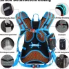 Toptrek 18L Ultraleichter Fahrradrucksack mit Regenschutz, Helmabdeckung und