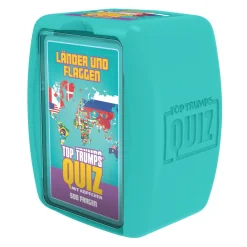 Top Trumps Quiz Länder und Flaggen Gesellschaftsspiel Wissensspiel Frage Antwort