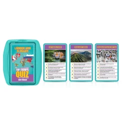 Top Trumps Quiz Länder und Flaggen Gesellschaftsspiel Wissensspiel Frage Antwort