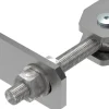 Torband M20 verstellbar Langlochlasche Stahl (roh) S235JR