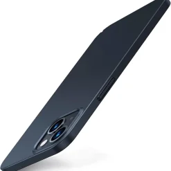 TORRAS Meister der Dünnheit Hülle für iPhone 13 Mini, Slim Schwarz, Samtiger