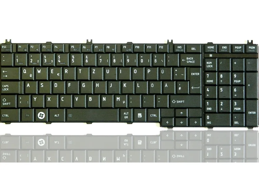 Toshiba Satellite C650 C655 C650D C660 L650 L655 L670 L675D L650 Tastatur DE b 2