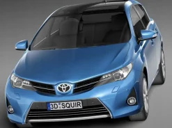 Toyota AURIS II Chromleisten Kühlergrill Stoßstange Attrappe Dekorative Zierleisten
