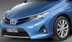 Toyota AURIS II Chromleisten Kühlergrill Stoßstange Attrappe Dekorative Zierleisten