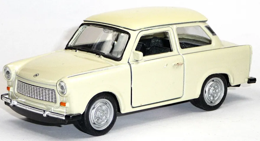 Trabant 601 Modellauto ca. 11cm WELLY beige